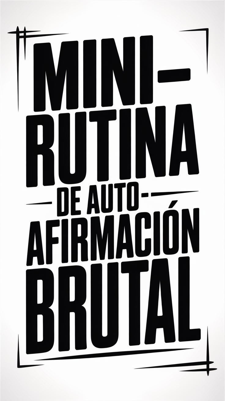 Mini-Rutina de Autoafirmación Brutal
