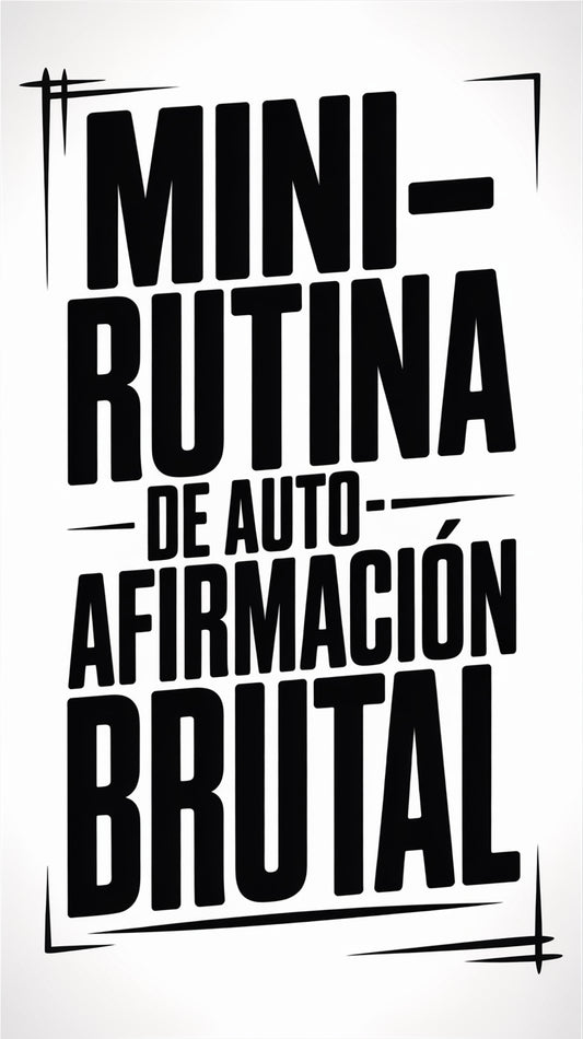 Mini-Rutina de Autoafirmación Brutal